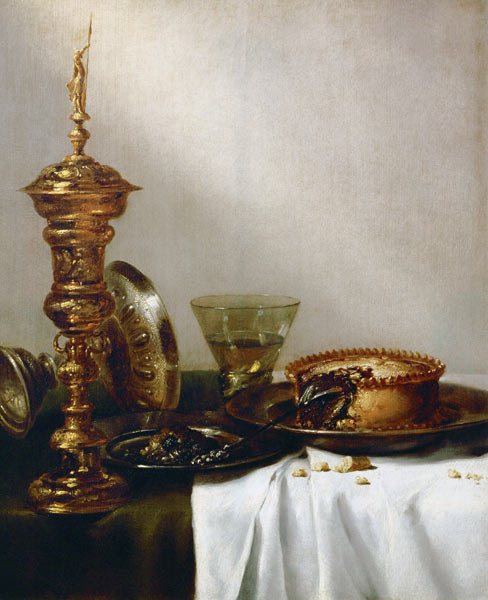 Breakfast still-life with chalice, 1634. from Willem Claesz Heda