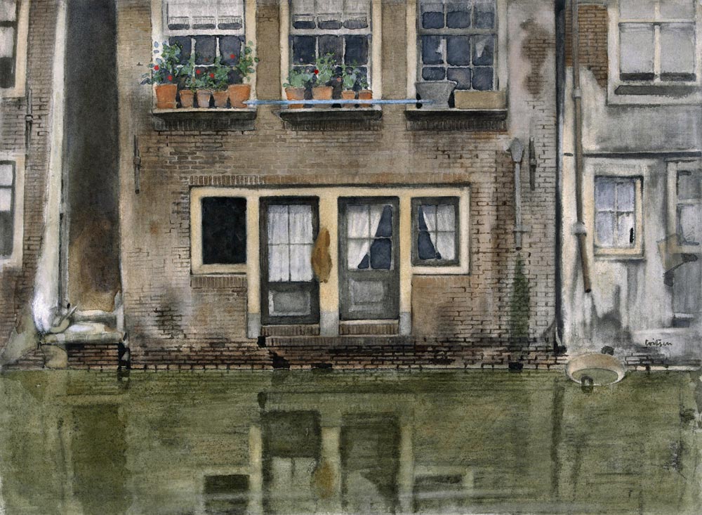 House on a canal in Amsterdam  from Willem Witsen