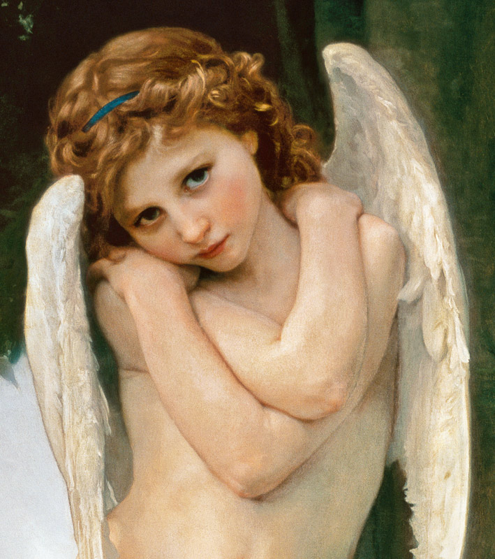Cupidon (detail) from William Adolphe Bouguereau