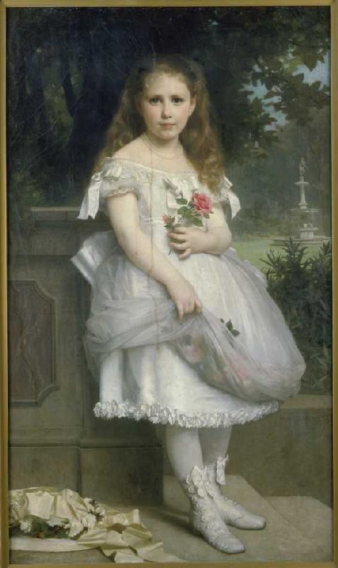 Anna Mounteney Jephson in the Ballkleidchen from William Adolphe Bouguereau