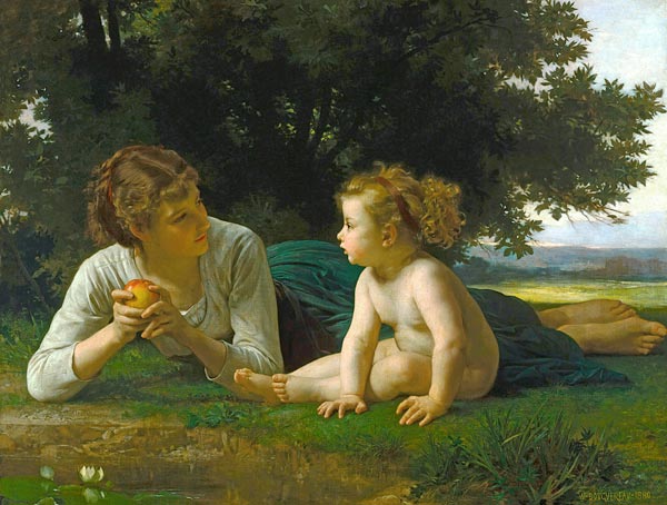 Temptation from William Adolphe Bouguereau