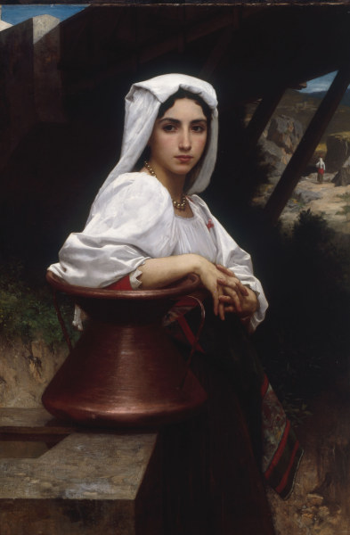 Young Italian Girl from William Adolphe Bouguereau