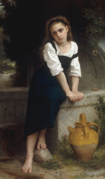 Orphan by a Spring from William Adolphe Bouguereau