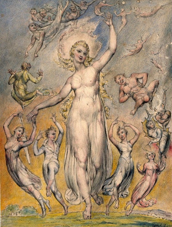 Mirth (from John Milton's L'Allegro and Il Penseroso) from William Blake