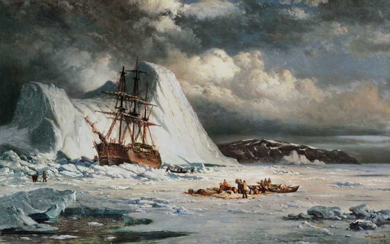 Icebound Ship from William Bradford