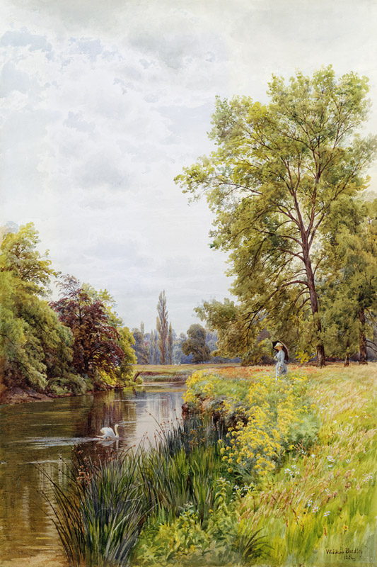 The Thames at Purley from William Bradley