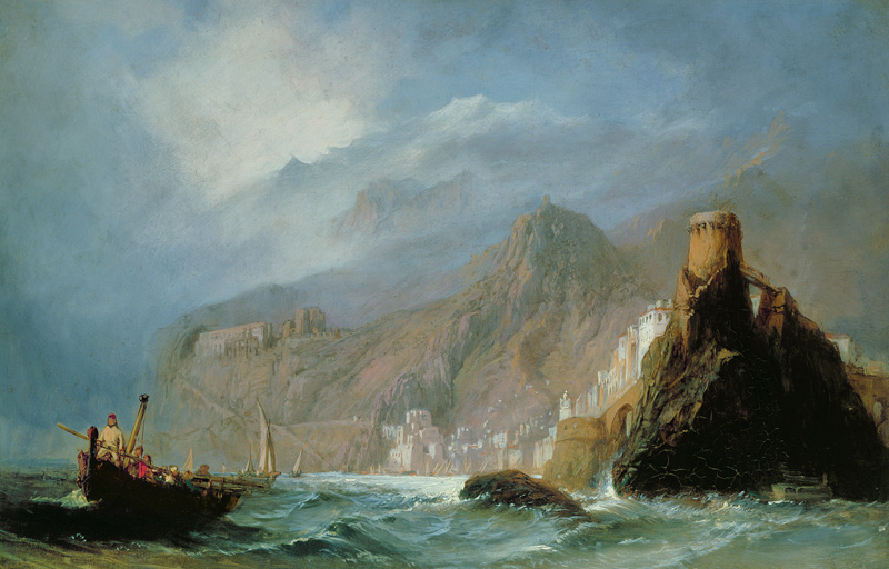 Rocky Bay from William Clarkson Stanfield