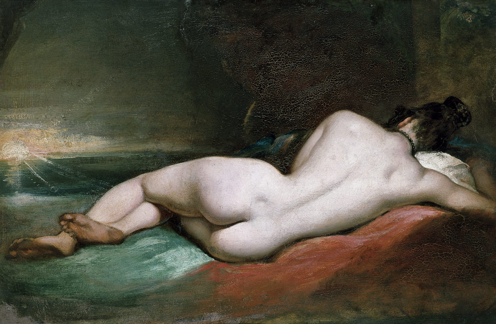 Nude Model Reclining from William Etty