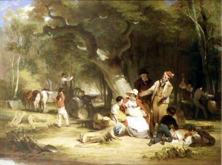 The Woodman's Dinner Hour from William Frederick Witherington