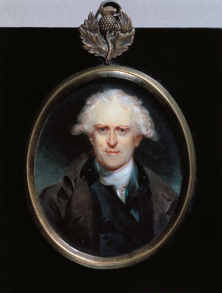 Portrait Miniature of Paolo Pasquale (1725-1800) 1800 (w/c on card) from William Grimaldi