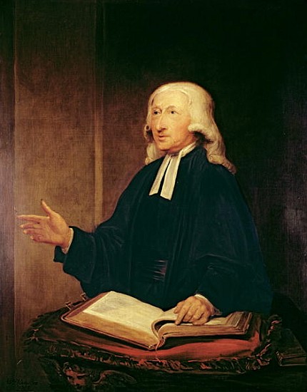 Portrait of John Wesley (1703-1791) 1788 from William Hamilton