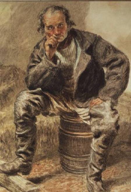 An Oysterman from William Henry Hunt