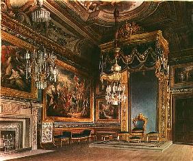 The King''s Audience Chamber, Windsor Castle from Pyne''s ''Royal Residences''