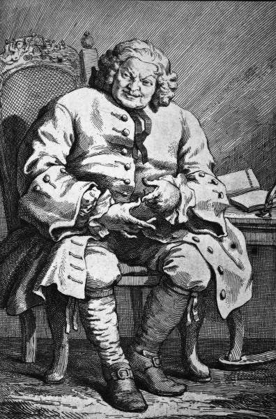 Simon Lord Lovat/ Etching/ Hogarth/ 1746 from William Hogarth