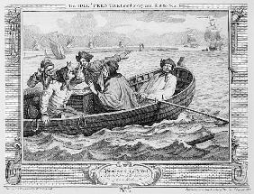 The Idle ''Prentice Turned Away and Sent to Sea, plate V of ''Industry and Idleness''