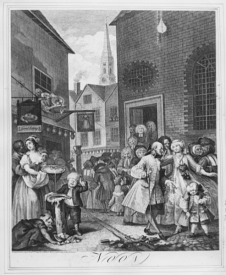 Times of the Day, Noon from William Hogarth