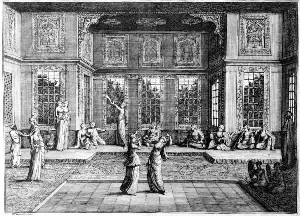 W.Hogarth, Ansicht eines türk. Salons from William Hogarth