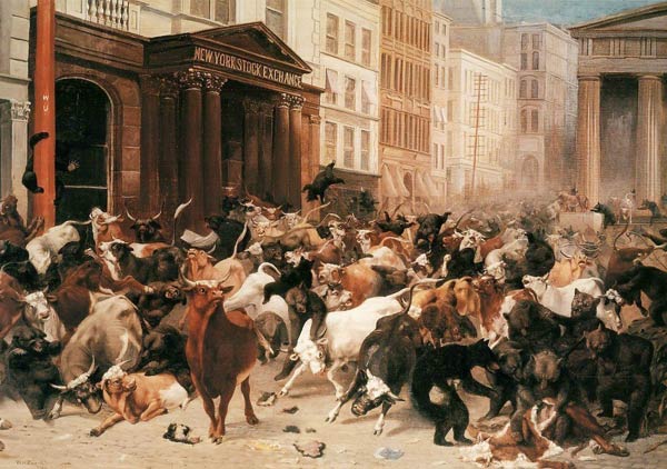 The Bulls and Bears in the Market from William Holbrook Beard