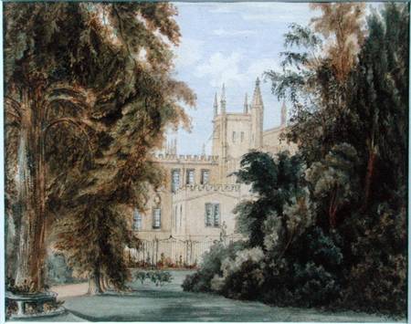 The Garden Quadrangle at New College, Oxford from William Hull