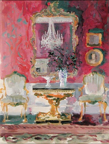 Gilded Mirror, c.2000 (oil on board)  from William  Ireland