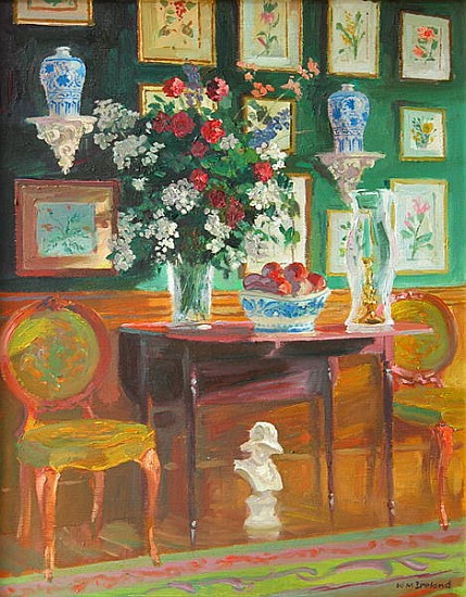 Green Chairs, 2003 (oil on board)  from William  Ireland