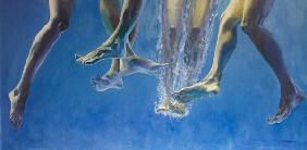 Plunge (oil on board)  - William  Ireland