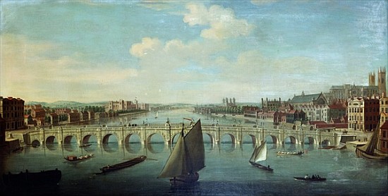 The Thames at Westminster from William James