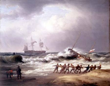 Lifeboat going to a Vessel in Distress from William Joy