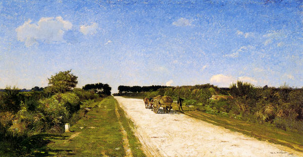 The way to Concarneau from William Lamb Picknell