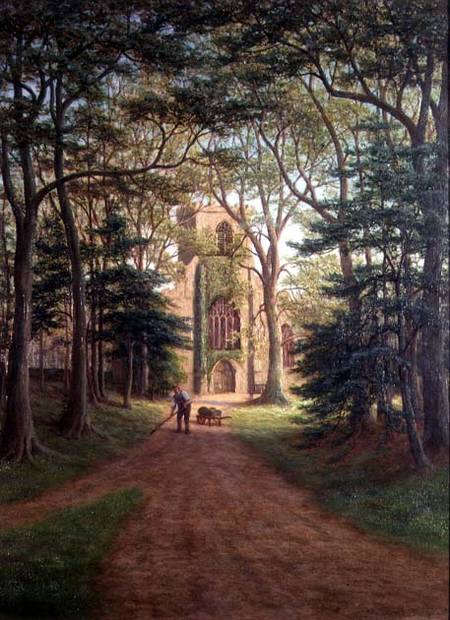 Harewood Church, Yorkshire from William Mellor
