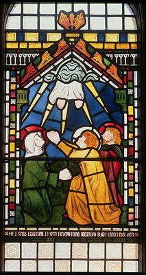 The Ascension, 1861 (stained glass) from William  Morris