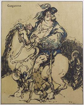 Gargantua, illustration from Characters of Romance, first published 1900