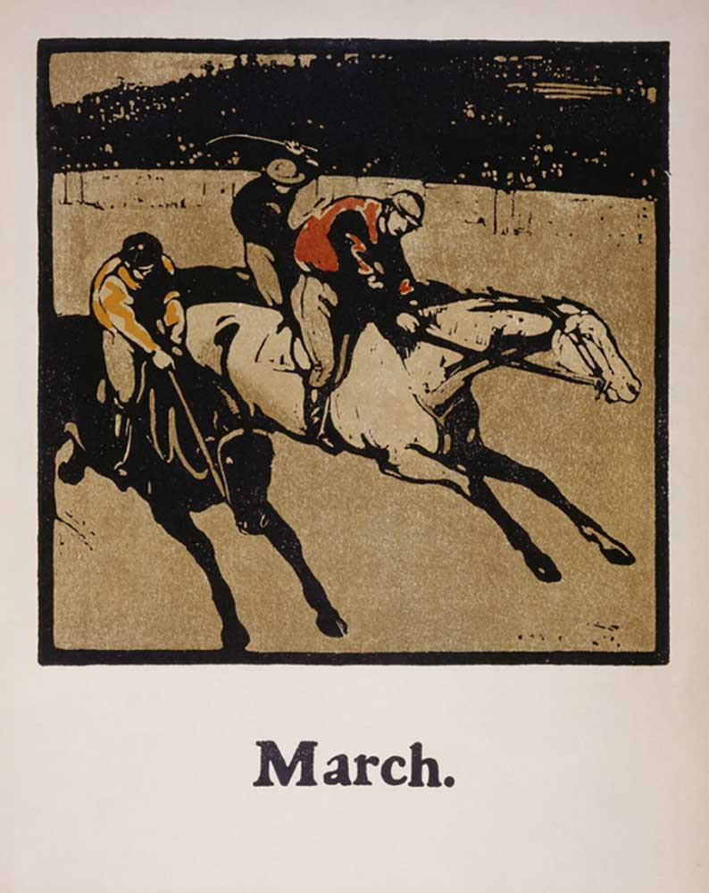 horse race from William Nicholson