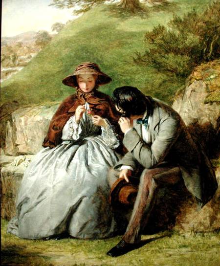 Lovers from William Powel Frith
