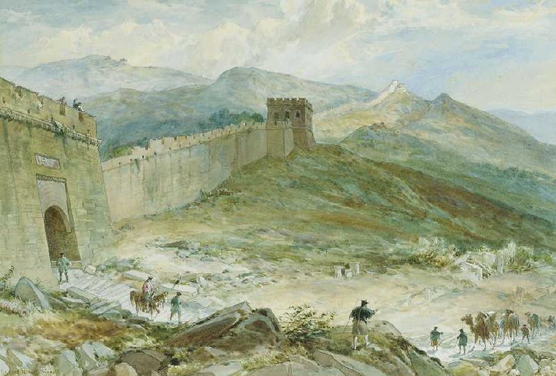 Die Chinesische Mauer from William Simpson