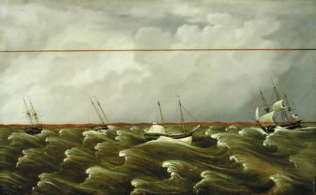 The Great Gale of 1846, Fireboard from William Thompson Bartoll