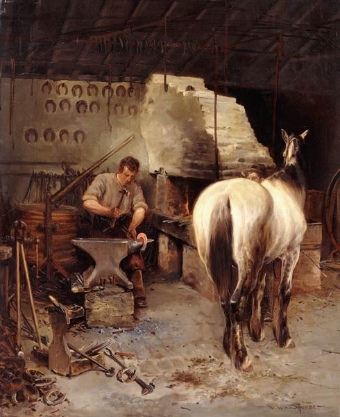 The blacksmith. from William Woodhouse