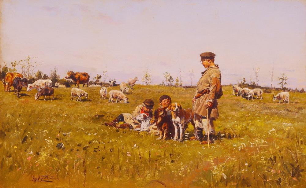 Shepherds from Wladimir Jegorowitsch Makowski