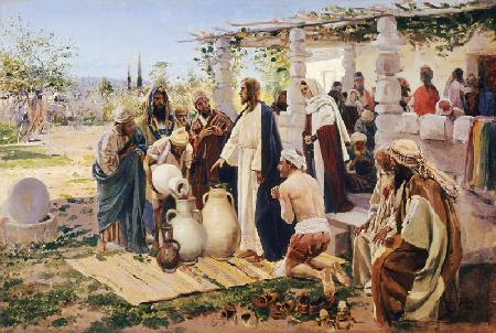 The Miracle of Turning Water into Wine at Cana