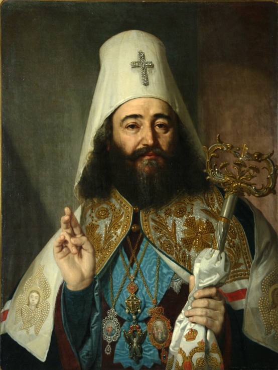 Portrait of Catholicos-Patriarch of All Georgia Anton II (1788-1811) from Wladimir Lukitsch Borowikowski