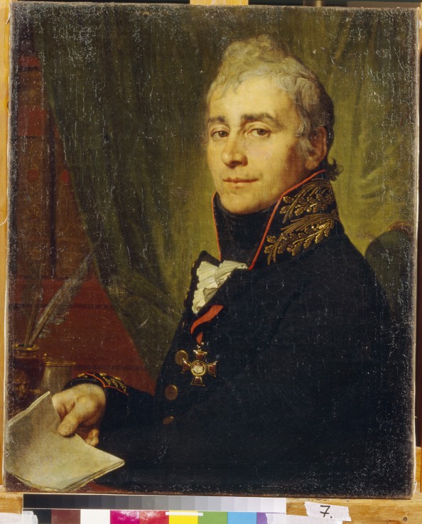 Portrait of Alexander Fedoseyevich Bestuzhev (1761-1810) from Wladimir Lukitsch Borowikowski