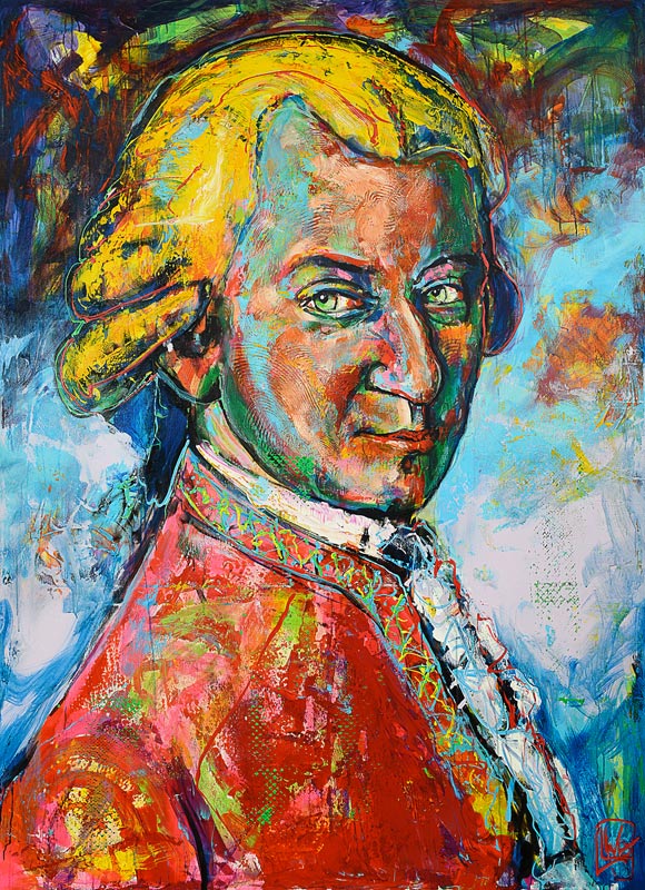 Wolfgang Amadeus Mozart from Jürgen Wölk