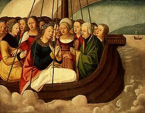 The ship of St. Ursula with the eleven thousand virgins from Wolf Traut