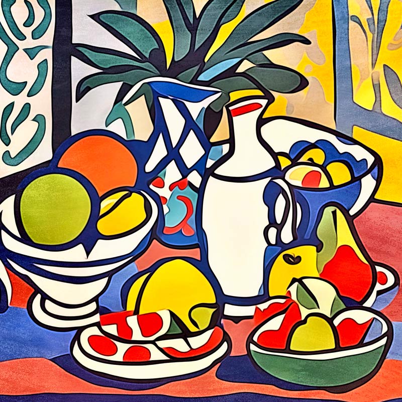Milch und Obst-Matisse inspired from zamart
