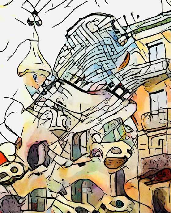 Kandinsky trifft Barcelona, Motiv 4 from zamart